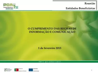 1 de fevereiro 2013