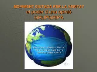 moviment ciutad per la veritat el poder d una opini grupgripa
