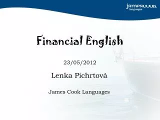 Financial English 23/05/2012