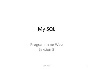 my sql