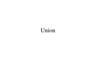 union