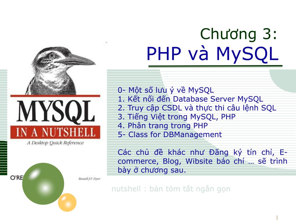 PPT - Chương 3: PHP và MySQL PowerPoint Presentation, free download ...