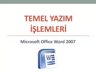 temel yazim lemler