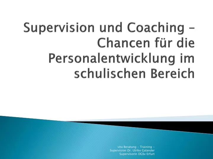 supervision und coaching chancen f r die personalentwicklung im schulischen bereich