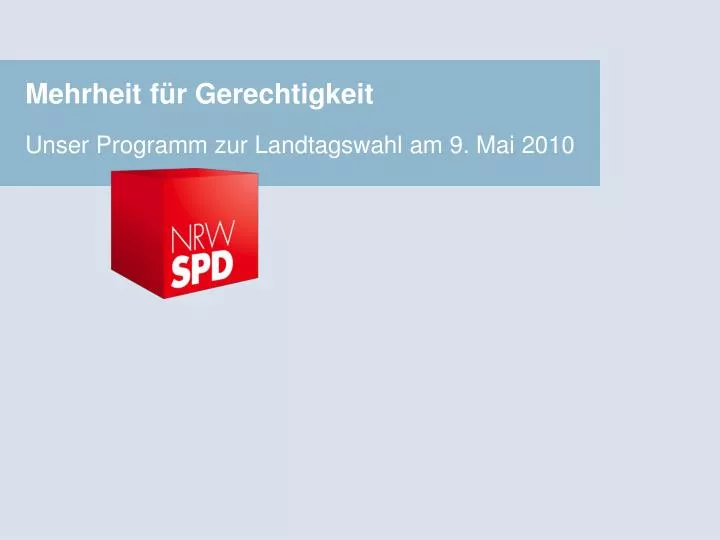 mehrheit f r gerechtigkeit