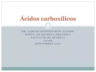 cidos carbox licos