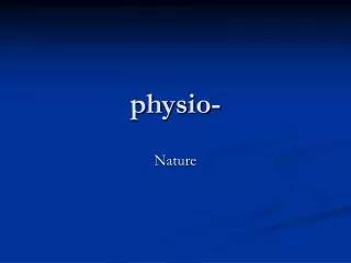 physio-