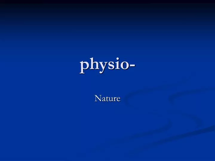 physio