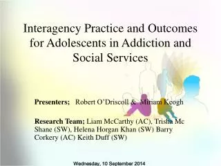 Interagency Practice and Outcomes for Adolescents in Addiction and Social Services