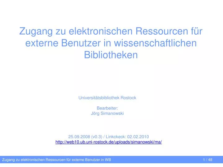 zugang zu elektronischen ressourcen f r externe benutzer in wissenschaftlichen bibliotheken