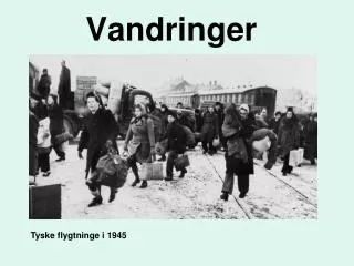 vandringer