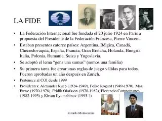 la fide