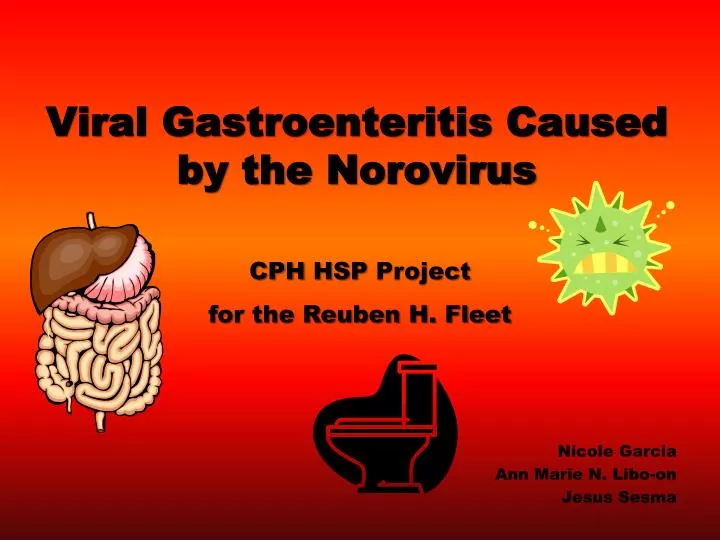 viral gastroenteritis caused by the norovirus
