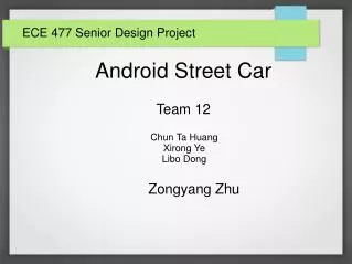 Android Street Car