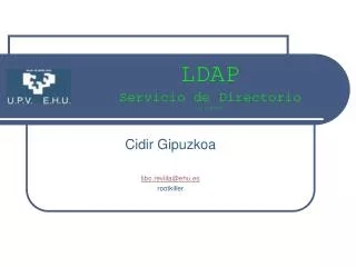 ldap servicio de directorio 4 v 2007