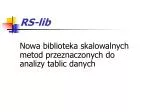 RS-lib - slide 1