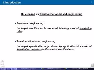 Rule-based engineering