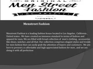 Men Fashion Tips- Menstreet Fashion