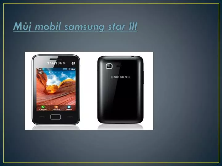 m j mobil samsung star iii