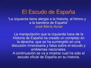 el escudo de espa a