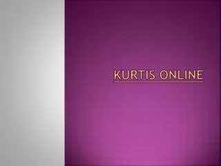 Kurtis Online