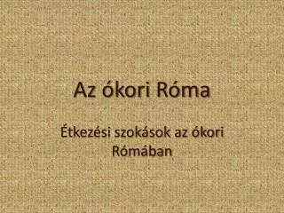 az kori r ma