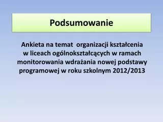 podsumowanie