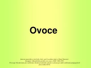 ovoce