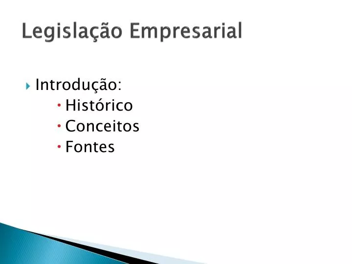 legisla o empresarial