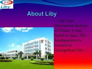 About Liby