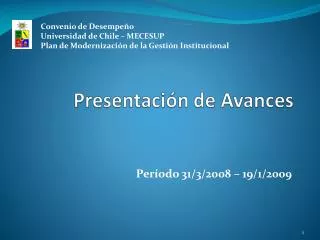 per odo 31 3 2008 19 1 2009