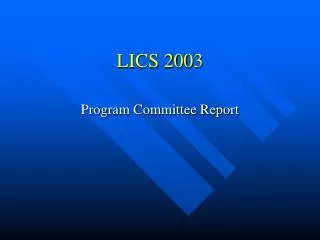 LICS 2003