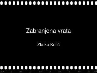 zabranjena vrata