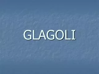 glagoli