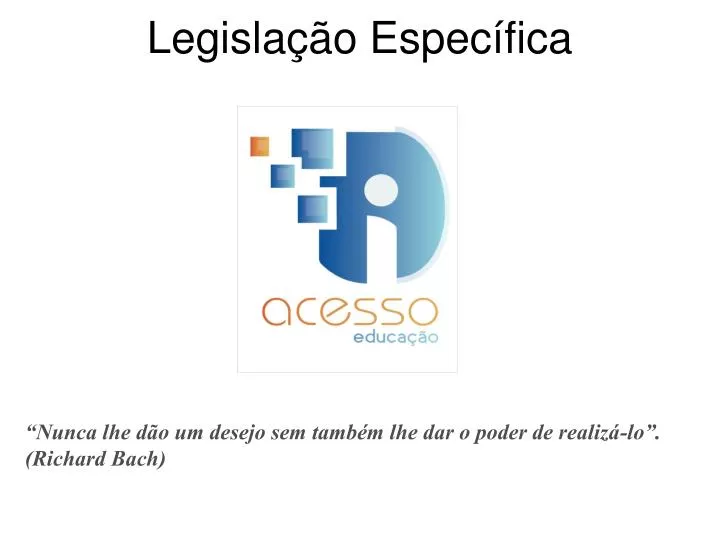 legisla o espec fica