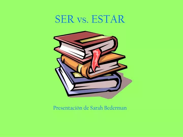 ser vs estar