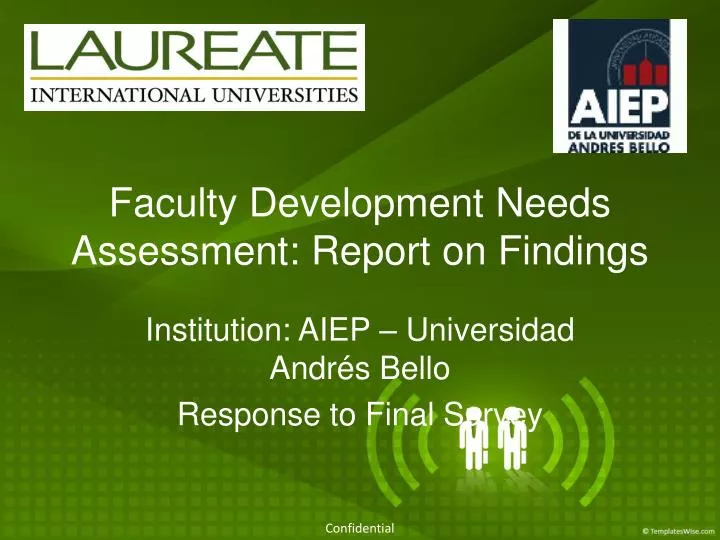 faculty development needs assessment report on findings