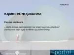 Kapittel 19. Nasjonalisme - slide 1