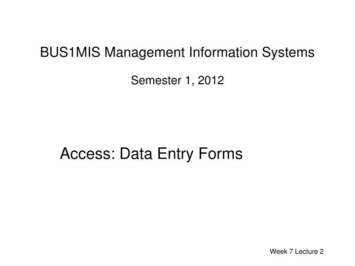 bus1mis management information systems