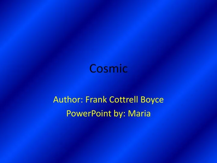 cosmic