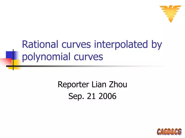 rational curves interpolated by polynomial curves