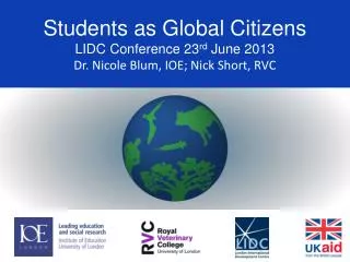 Students as Global Citizens project