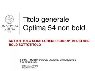 Tit olo generale Optima 54 non bold