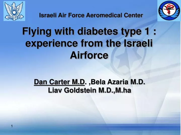 flying with diabetes type 1 experience from the israeli airforce