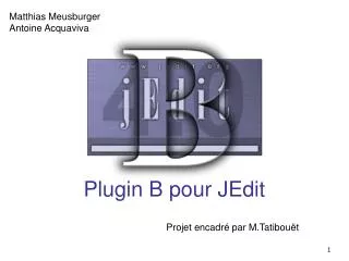 plugin b pour jedit