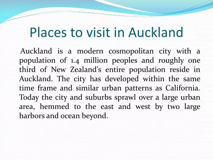 places to visit in auckland