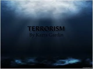 Terrorism