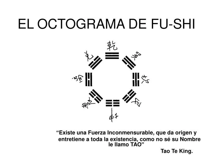 el octograma de fu shi