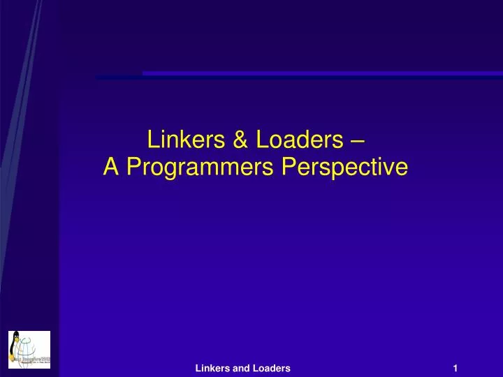 linkers loaders a programmers perspective
