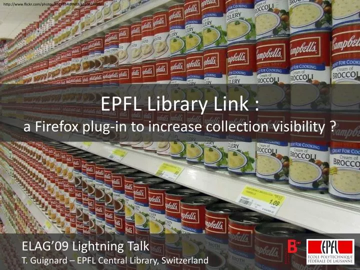 epfl library link a firefox plug in to increase collection visibility